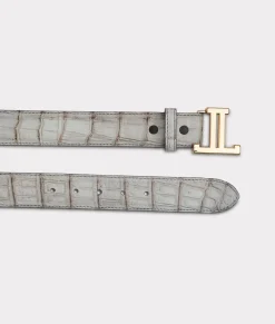 Lucchese Women's Exotic Mirrored L Belt*Women Belts