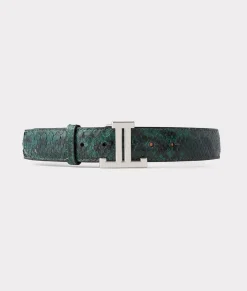 Lucchese Women's Exotic Mirrored L Belt*Women Belts