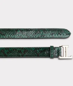 Lucchese Women's Exotic Mirrored L Belt*Women Belts