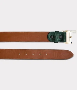 Lucchese Women's Exotic Mirrored L Belt*Women Belts